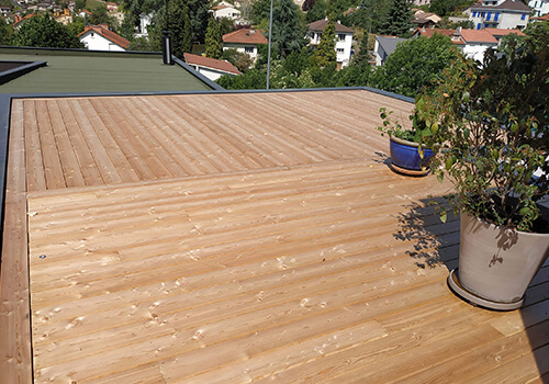 Exemple d'utilisation de nos lames terrasse